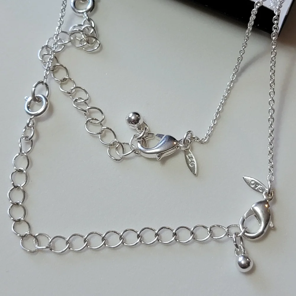 Nesting Hearts Charm Necklaces Avon Silver Tone